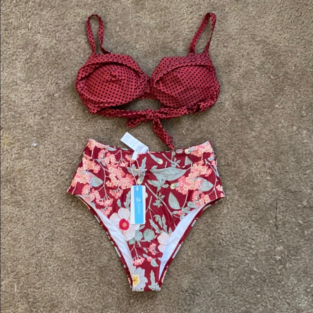 Cupshe Bikini hi rise bottoms